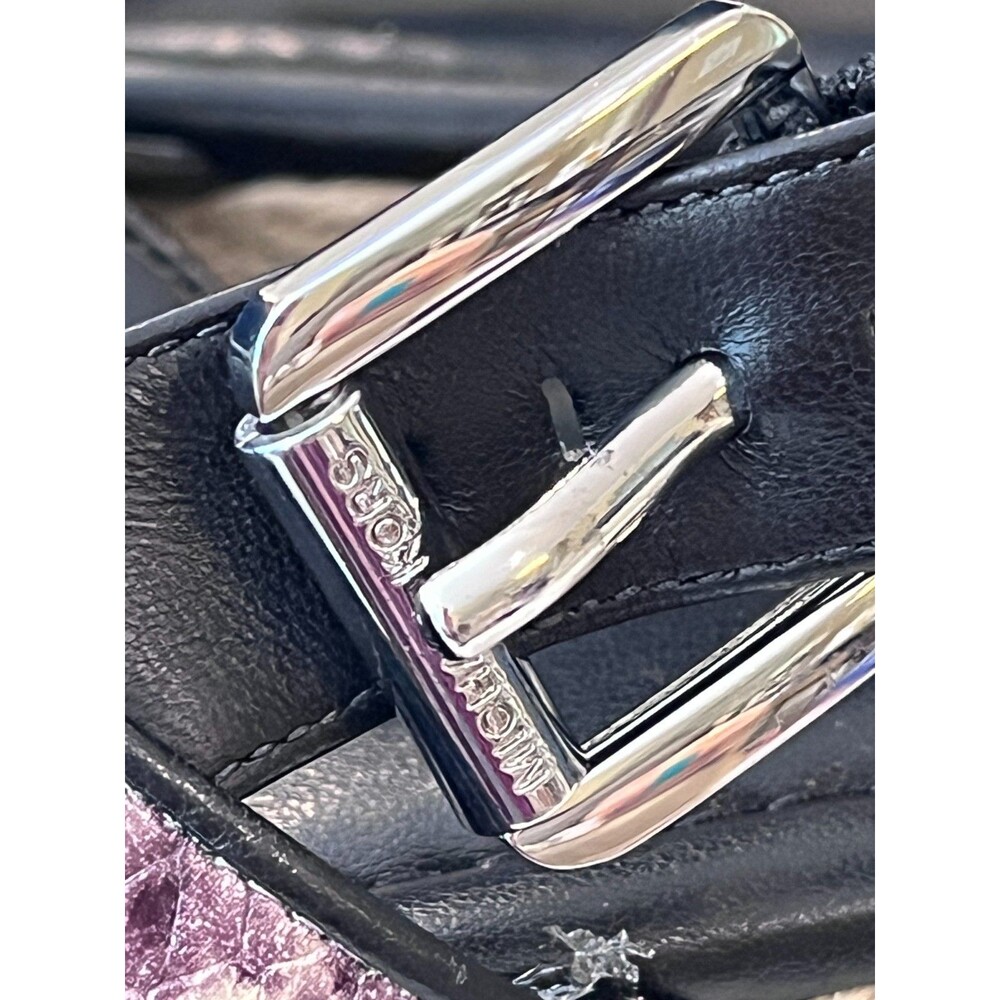 Michael Kors NEW Jodi Mid Wedge Size 9 Leather Snake Espadrille Platform Sandal - Picture 10 of 14